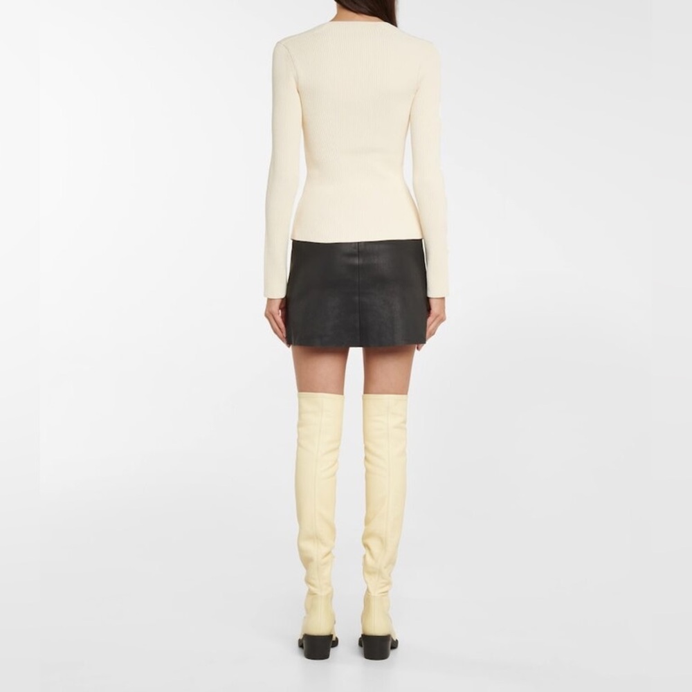 Khaite “The Kirah Rib Sweater” - Ivory | Women’s Size Medium - Picture 7 of 14